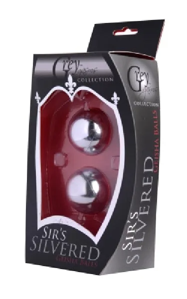 XR Brands Dildos Sirs Silvered Geisha Balls 33mm