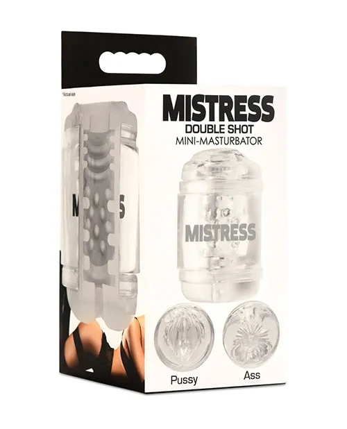 Male Sex Toys Curve Curve Toys Mistress Double Shot Pussy Ass Mini Masturbator Male Sex Toys Curve Curve Toys Mistress Double Shot Pussy Ass Mini Masturbator