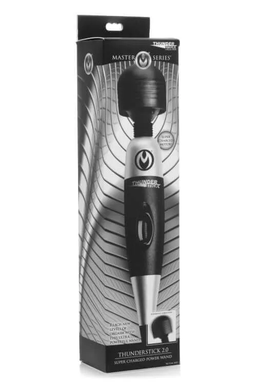 Female Sex Toys XR Brands Master Series Thunderstick Power Wand 20 Body Massager Female Sex Toys XR Brands Master Series Thunderstick Power Wand 20 Body Massager