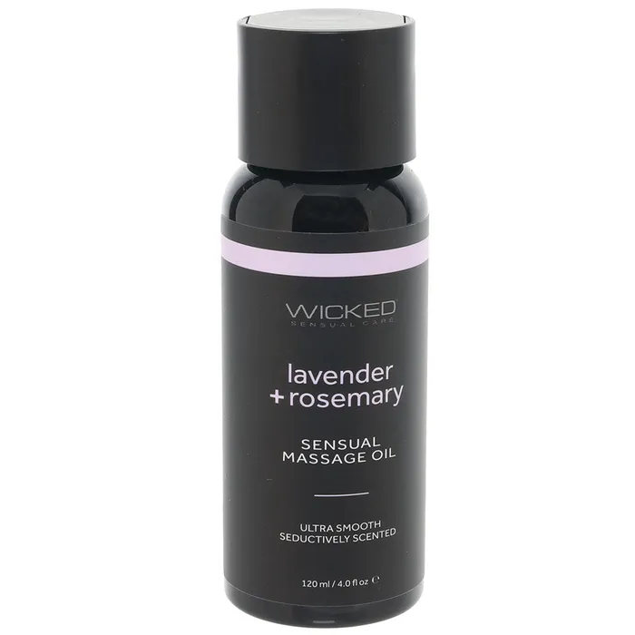 Wicked Sensual Care Couples Sensual Massage Oil 4oz120ml in Lavender Rosemary Wicked Sensual Care Couples Sensual Massage Oil 4oz120ml in Lavender Rosemary