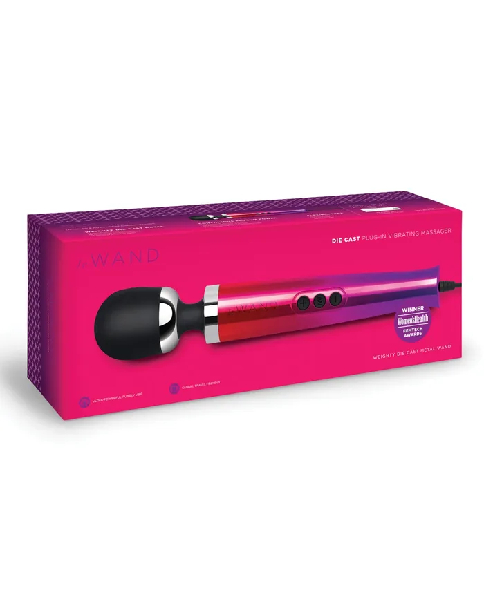 Le Wand Die Cast PlugIn Massager Ombre Le Wand Female Sex Toys