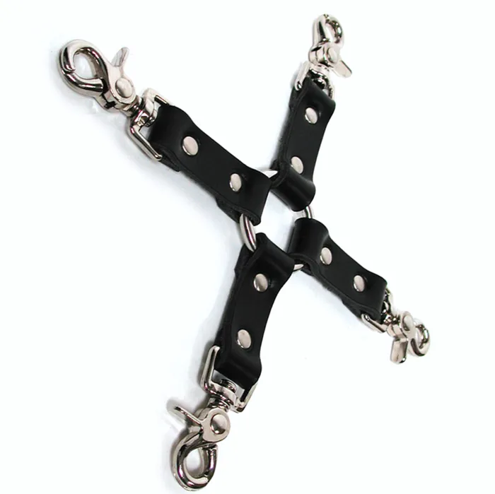 Leather Hog Tie Black Kinklab Restraints