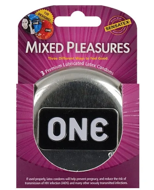 Paradise Marketing Vibrators One Mixed Pleasures Condoms