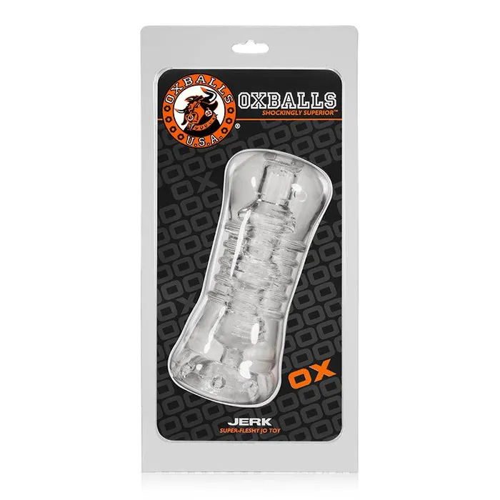 Clear OxBalls Jerk Masturbator Oxballs Male Sex Toys