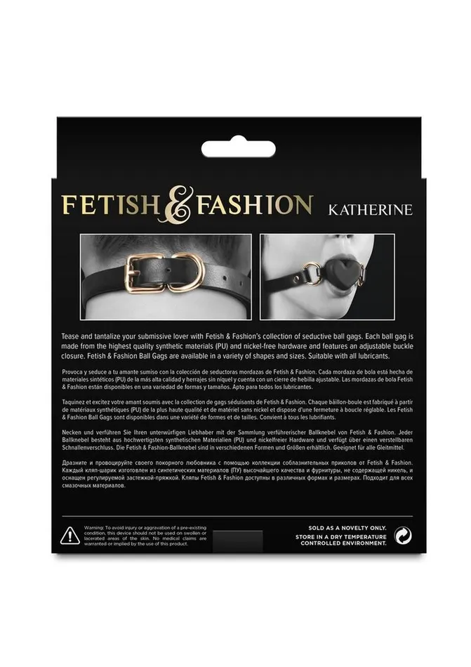 Male Sex Toys Fetish and Fashion Katherine Silicone Ball Gag Fetish and Fashion