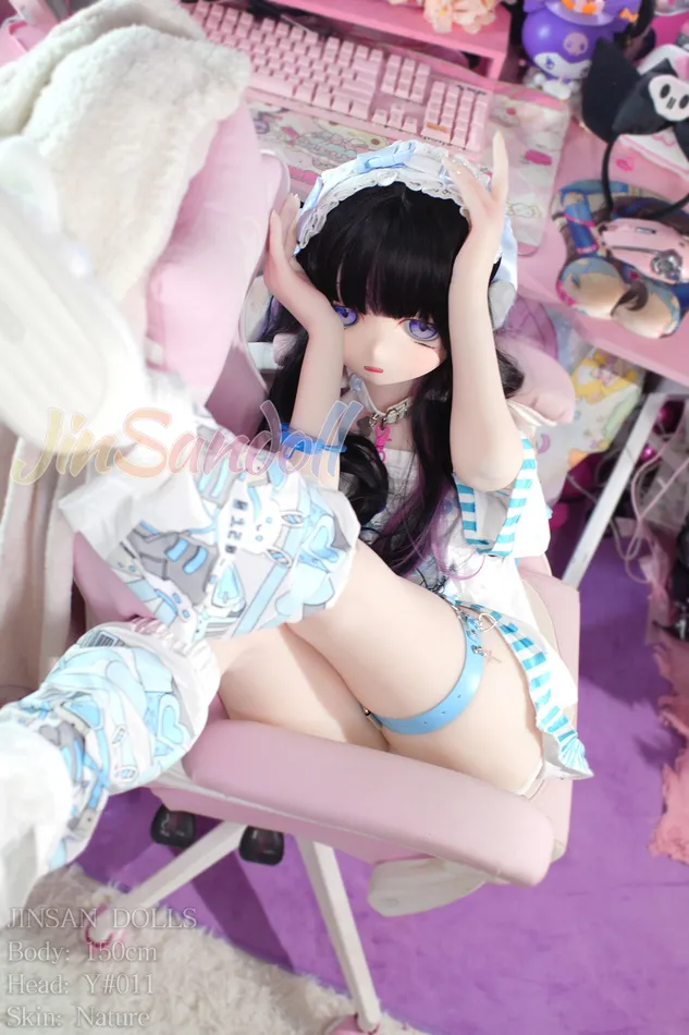 Male Sex Toys WM Doll 150cm4ft11 Acup Anime TPE Sex Doll with Y011 Head