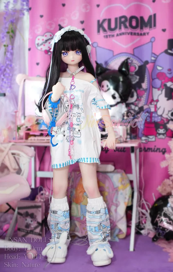 Male Sex Toys WM Doll 150cm4ft11 Acup Anime TPE Sex Doll with Y011 Head