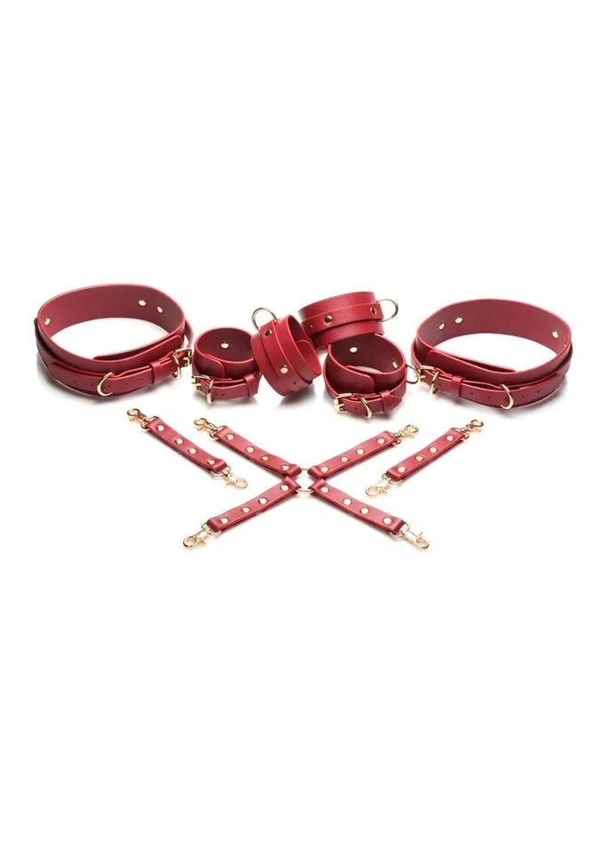 Master Series Crimson Tied Master Series Crimson Captive Thigh Wrist Ankle Hog Tie Restraints Male Sex Toys Master Series Crimson Tied Master Series Crimson Captive Thigh Wrist Ankle Hog Tie Restraints Male Sex Toys