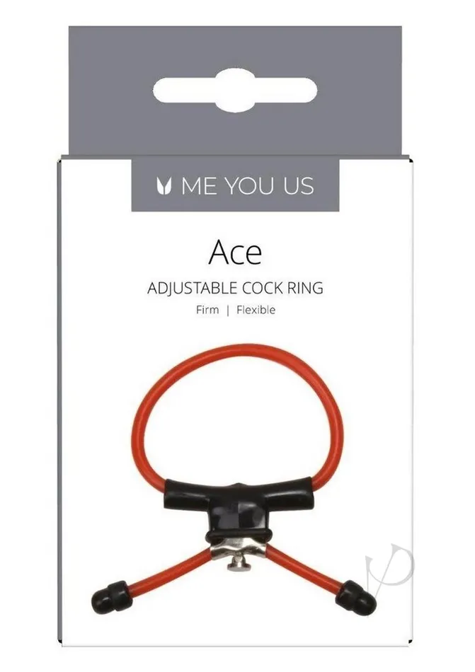 ME YOU US Ace Adjustable Cock Ring Me You Us Male Sex Toys