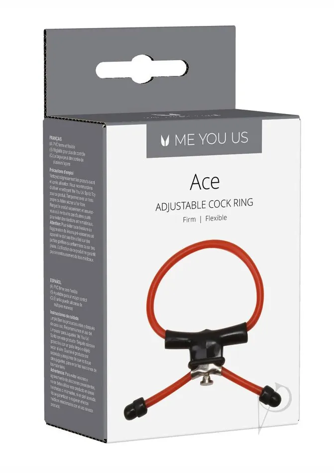 ME YOU US Ace Adjustable Cock Ring Me You Us Male Sex Toys