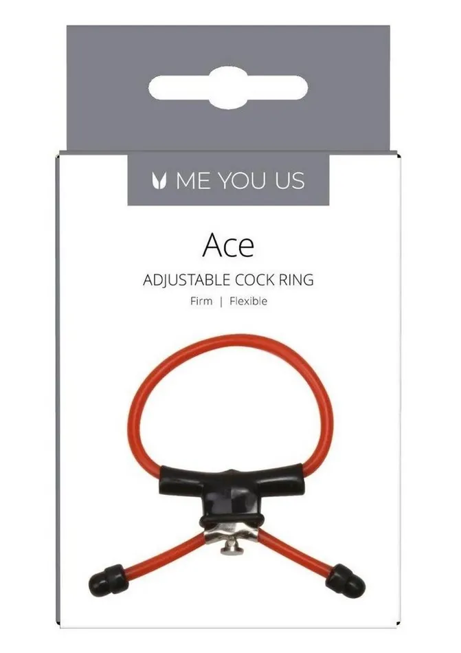 ME YOU US Ace Adjustable Cock Ring Me You Us Male Sex Toys