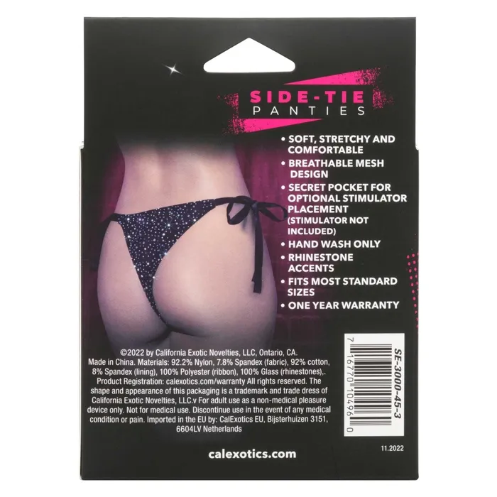 Anal CalExotics Radiance SideTie Panties Black Anal CalExotics Radiance SideTie Panties Black