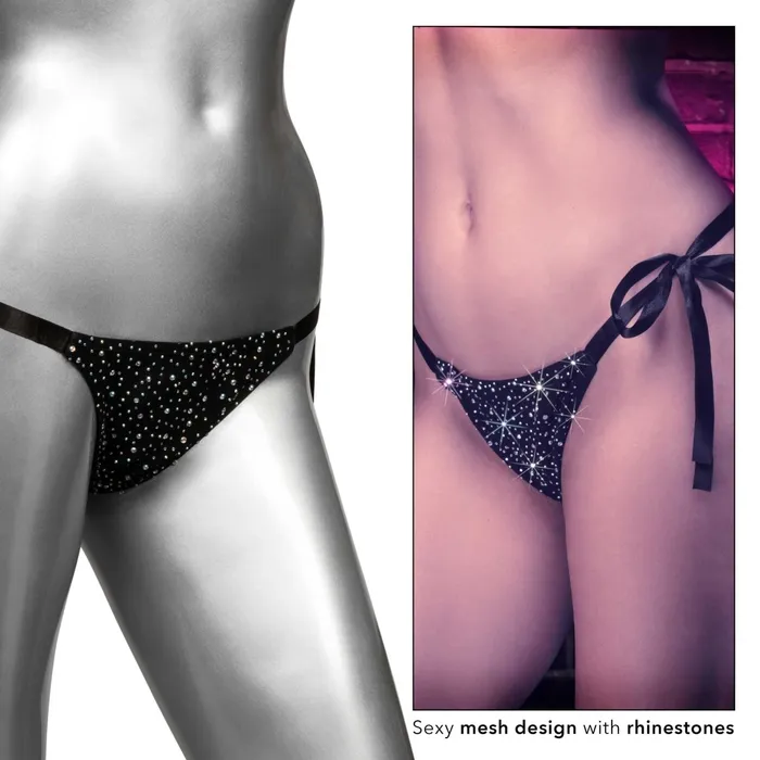 Anal CalExotics Radiance SideTie Panties Black Anal CalExotics Radiance SideTie Panties Black
