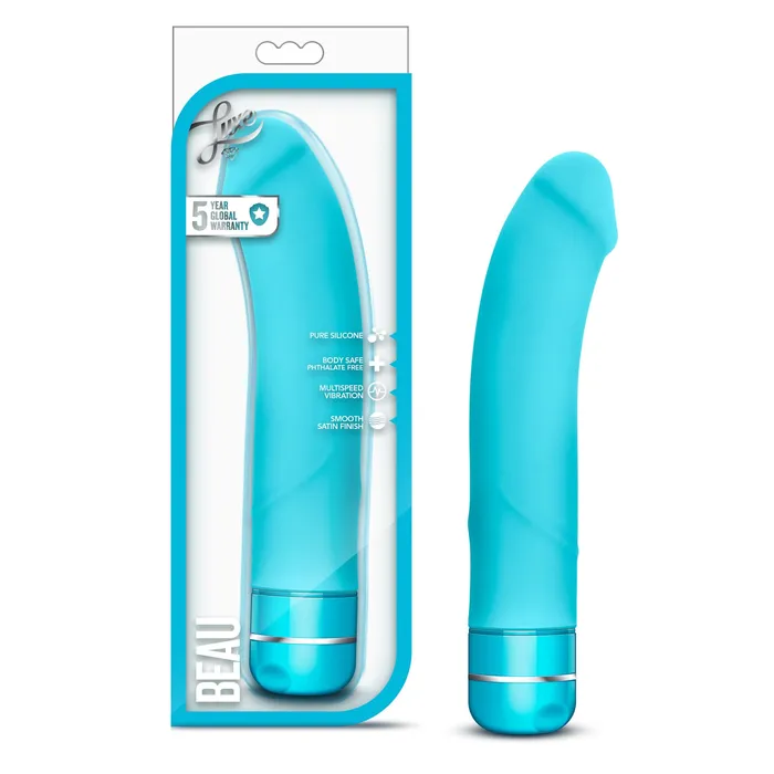 Castle Megastore Vibrators Luxe Beau Blue Vibrator