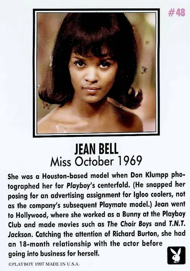 Greenthunderbirds Cards Couples Playboy October Edition 48 Jean Bell