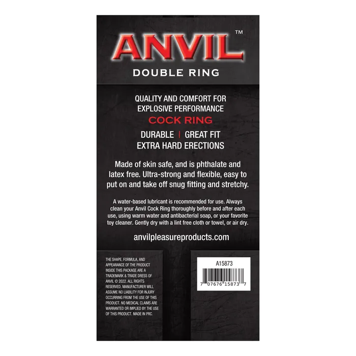 HWIC Dildos Anvil GlowintheDark Green Double Ring