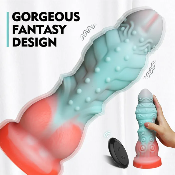 630 inch 16 cm Poseidon Pulse Remote Dildo Oronova Anal