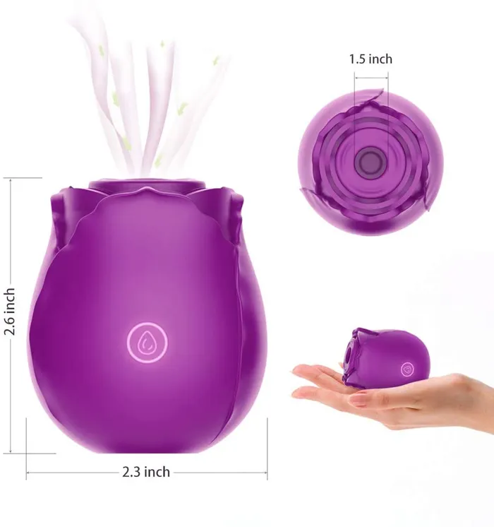 Adorime Rose Lover Sucking Vibrator Vibrators