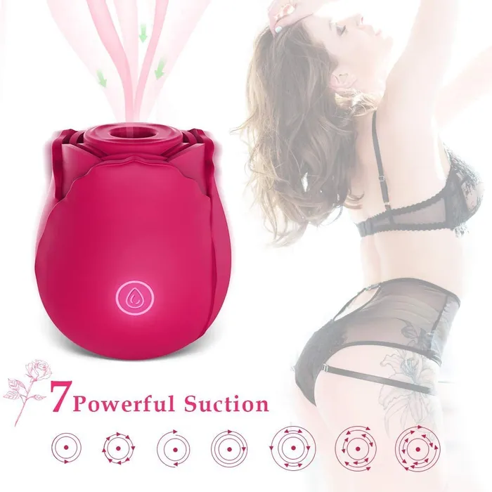 Adorime Rose Lover Sucking Vibrator Vibrators