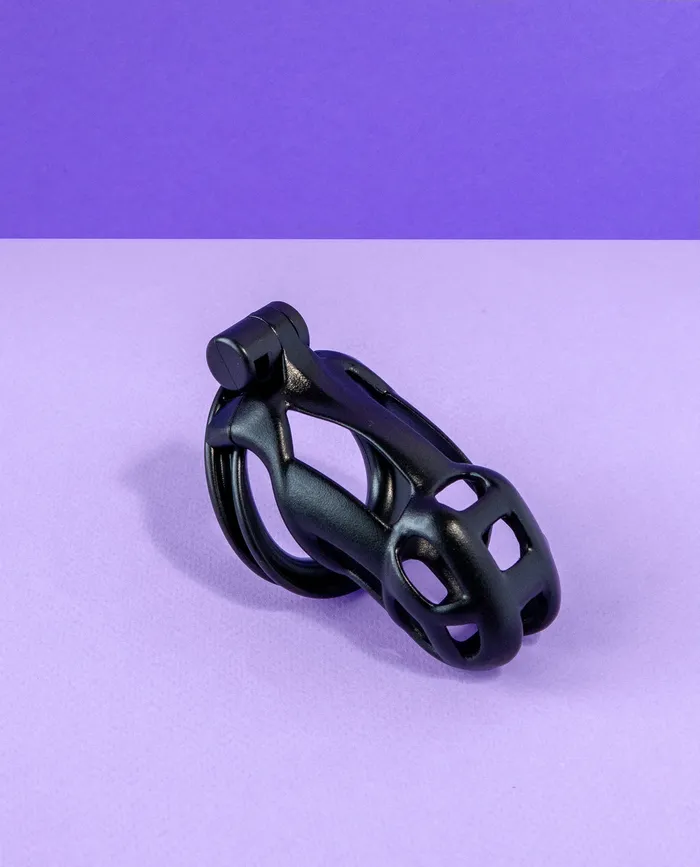 Male Sex Toys Axel Chastity Black Cock Cage Hedonist