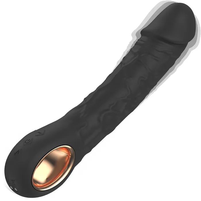 Mira Black Realistic Dildo Vibrator With 10 Powerful Vibrations Heating Mode Laphwing Laphwing Female Sex Toys Mira Black Realistic Dildo Vibrator With 10 Powerful Vibrations Heating Mode Laphwing Laphwing Female Sex Toys