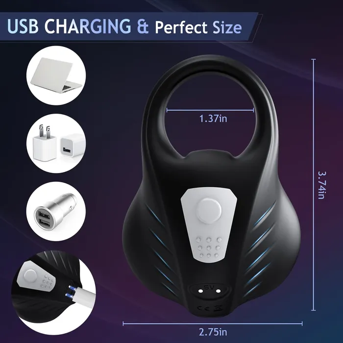 Oronova Vibrating Cock Ring For Men Couples Couples