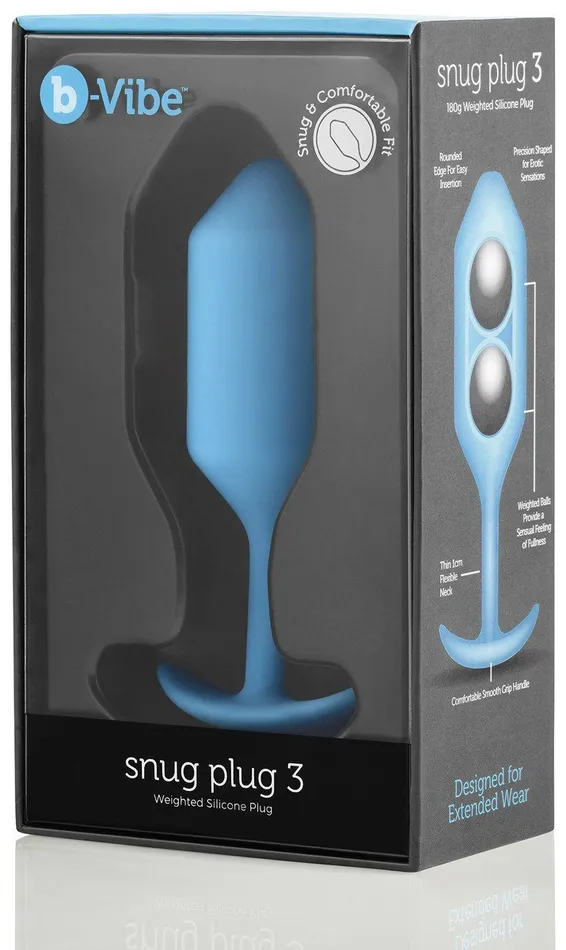 Anal bVibe bVibe Snug Plug Weighted BUTT PLUG