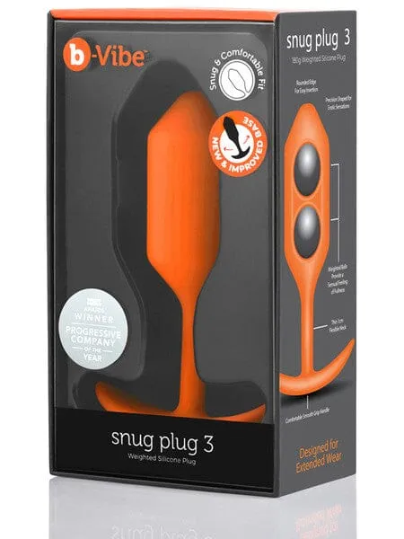 Anal bVibe bVibe Snug Plug Weighted BUTT PLUG