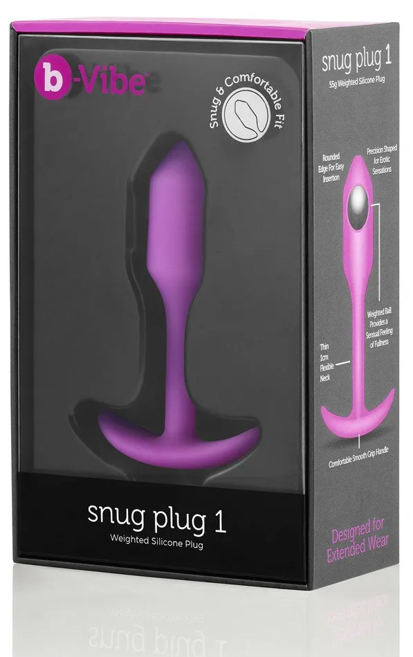 Anal bVibe bVibe Snug Plug Weighted BUTT PLUG