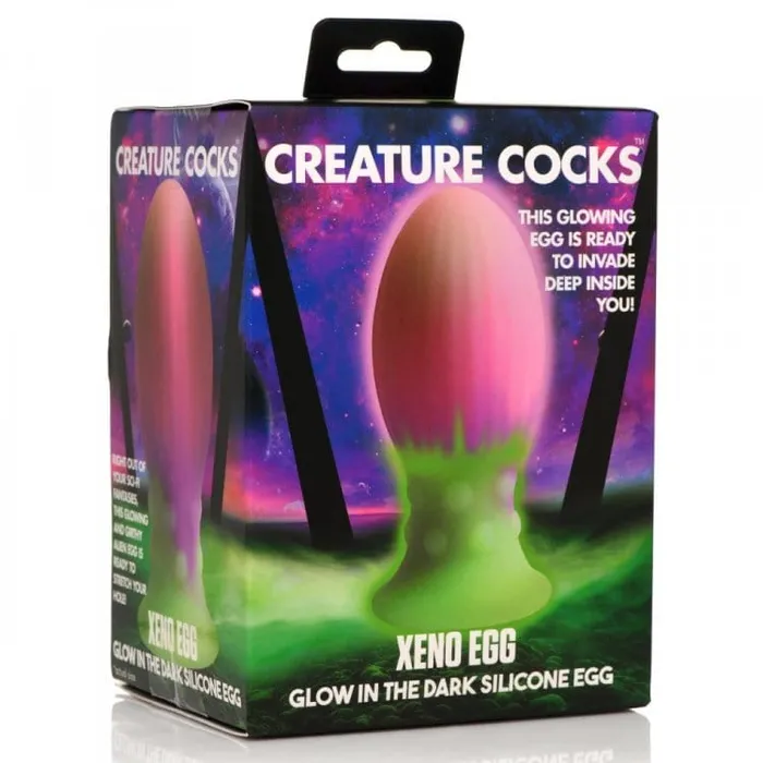 Creature Cocks Xeno Egg Glow in the Dark Silicone Egg Creature Cocks Female Sex Toys Creature Cocks Xeno Egg Glow in the Dark Silicone Egg Creature Cocks Female Sex Toys