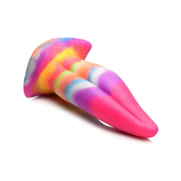 Dildos XR Brands Creature Cocks Unicorn Kiss Glow in the Dark Silicone Dildo