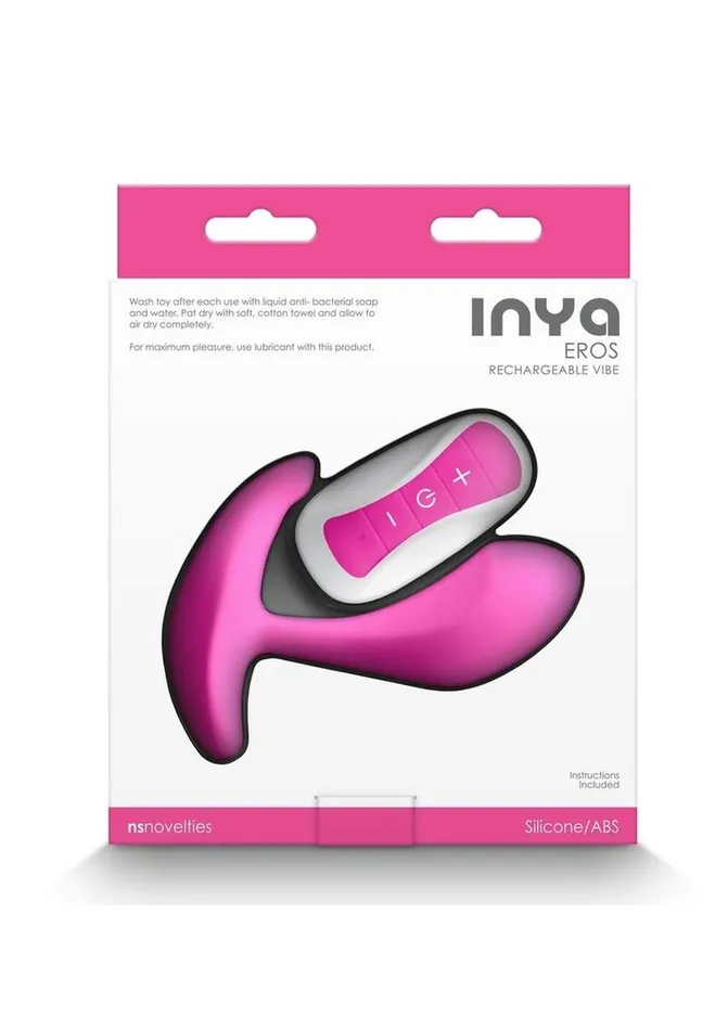 NS Novelties Female Sex Toys Inya Eros Rechargeable Silicone Vibrating Stimulator with Remote Control