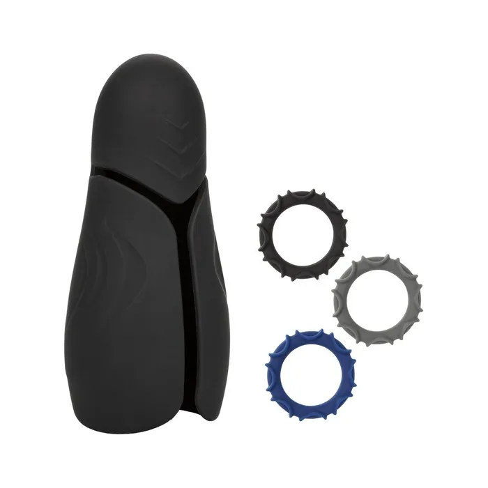 Optimum Power Elite Pro Stroker Black Calexotics Male Sex Toys