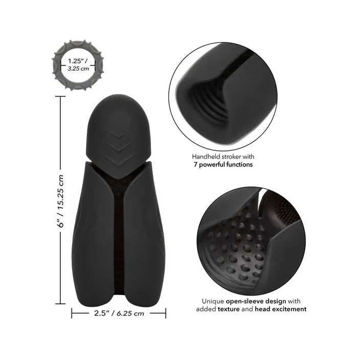 Optimum Power Elite Pro Stroker Black Calexotics Male Sex Toys Optimum Power Elite Pro Stroker Black Calexotics Male Sex Toys